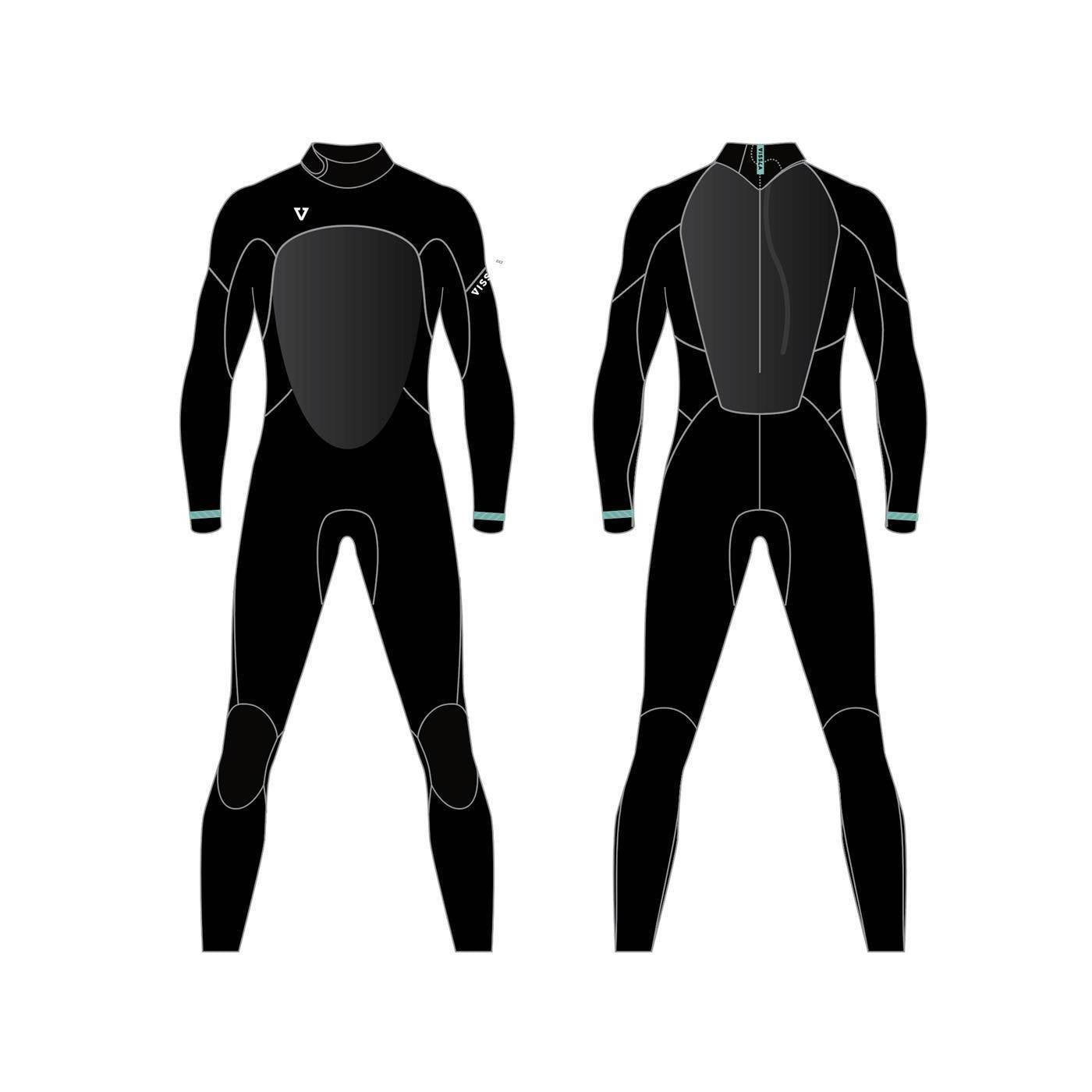 BoysEasySea3-2FullFlatLockBackZip Combinaison Surf Kid