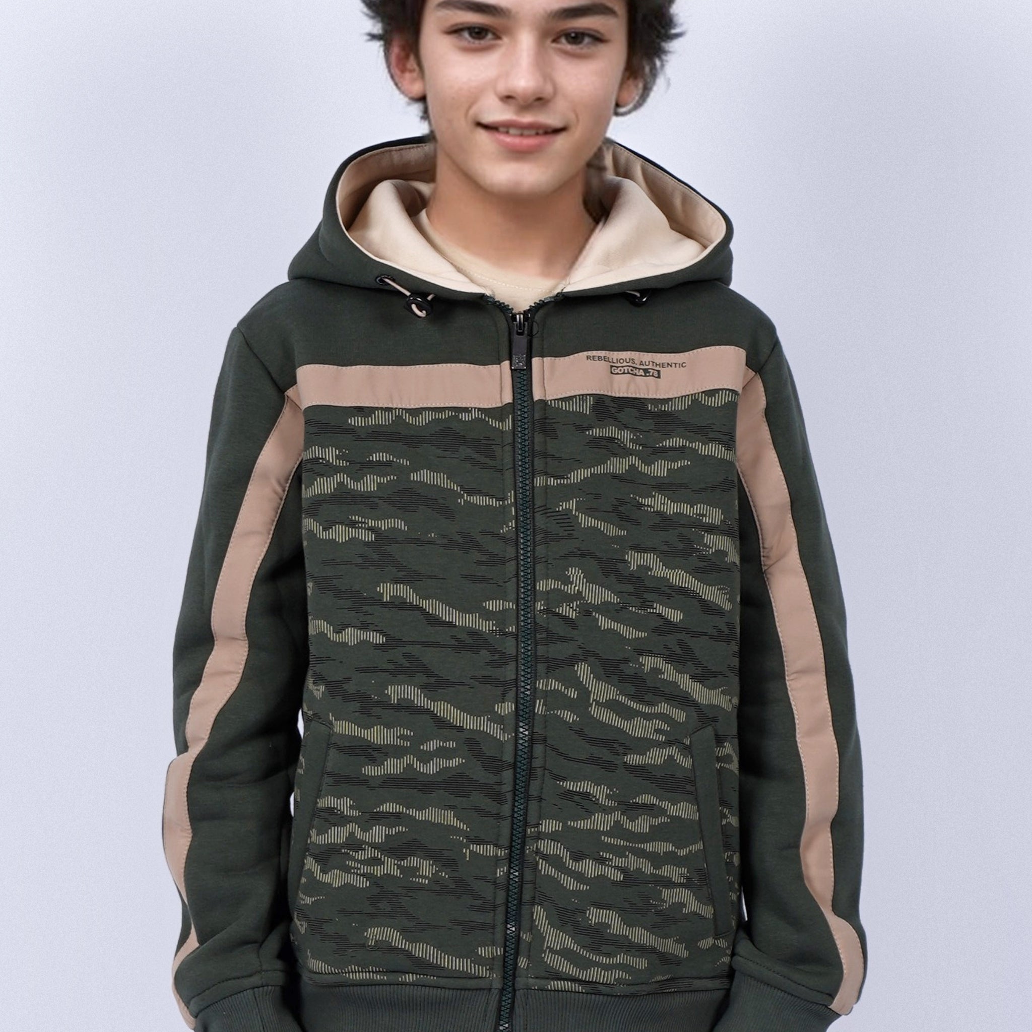 DenzelJr MG Sweat Avec Capuche Zippe