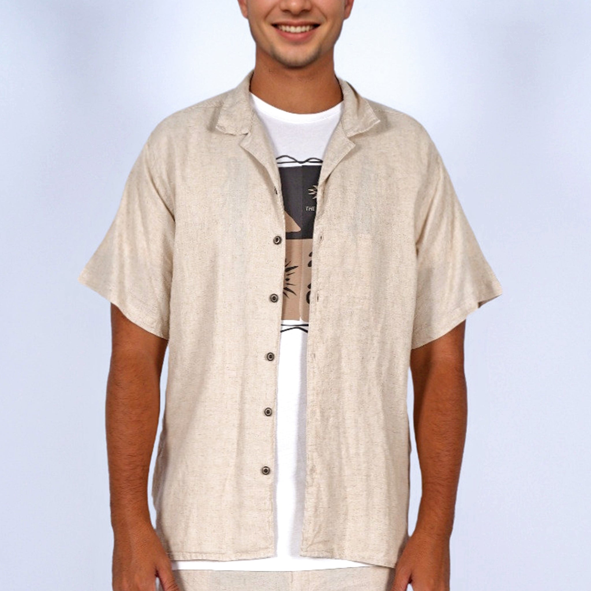JamesLinSS25 Chemise MC Lin